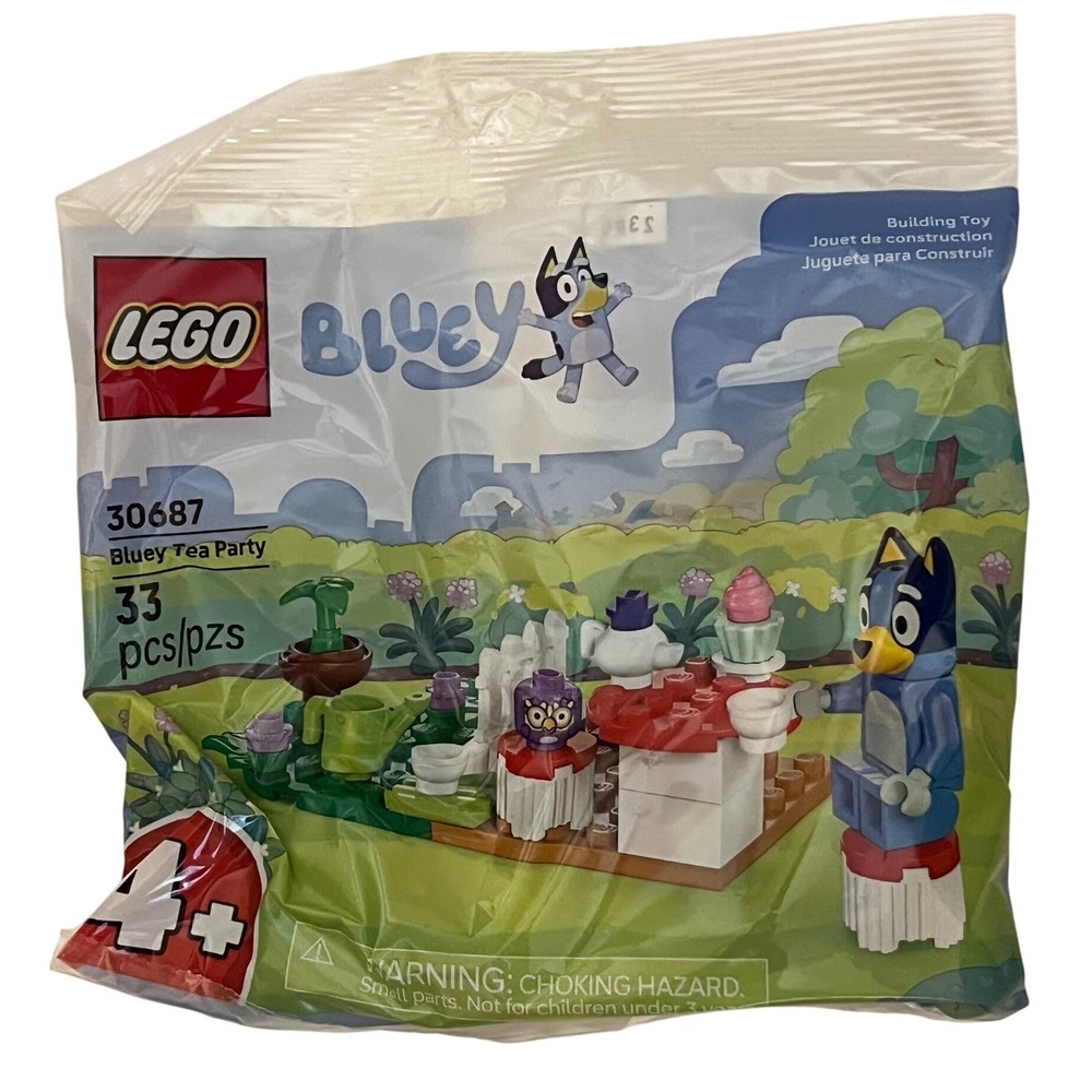 LEGO Bluey Tea Party Building Toy 30687‎ 33 Pieces New Sealed Bag